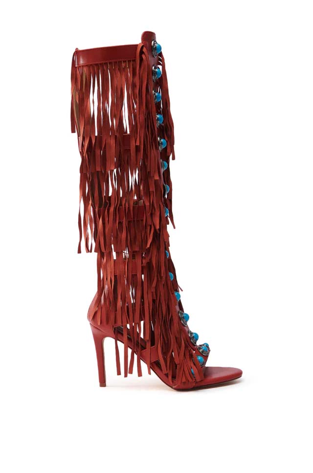 Faux Leather Sandal