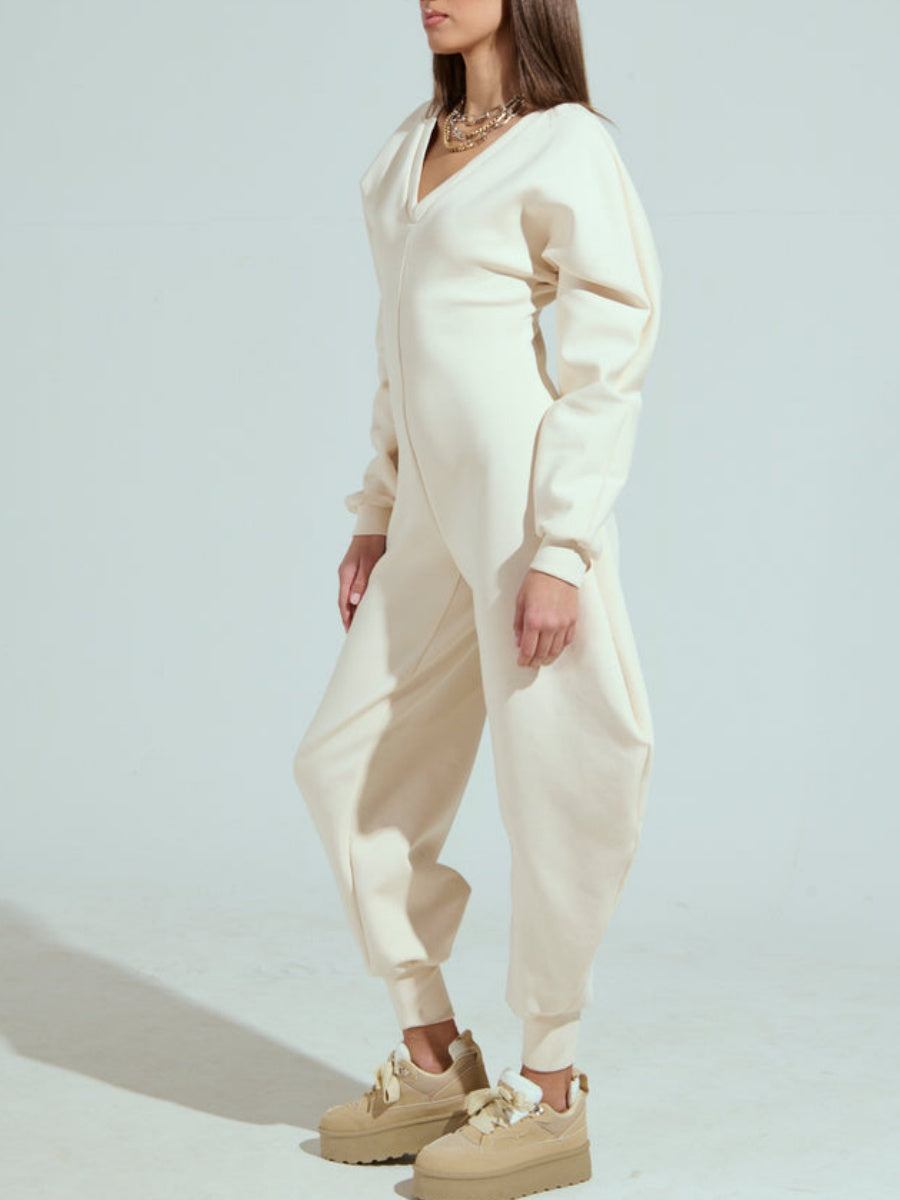 COMFY COZY SWEATSHIRT JUMPSUIT