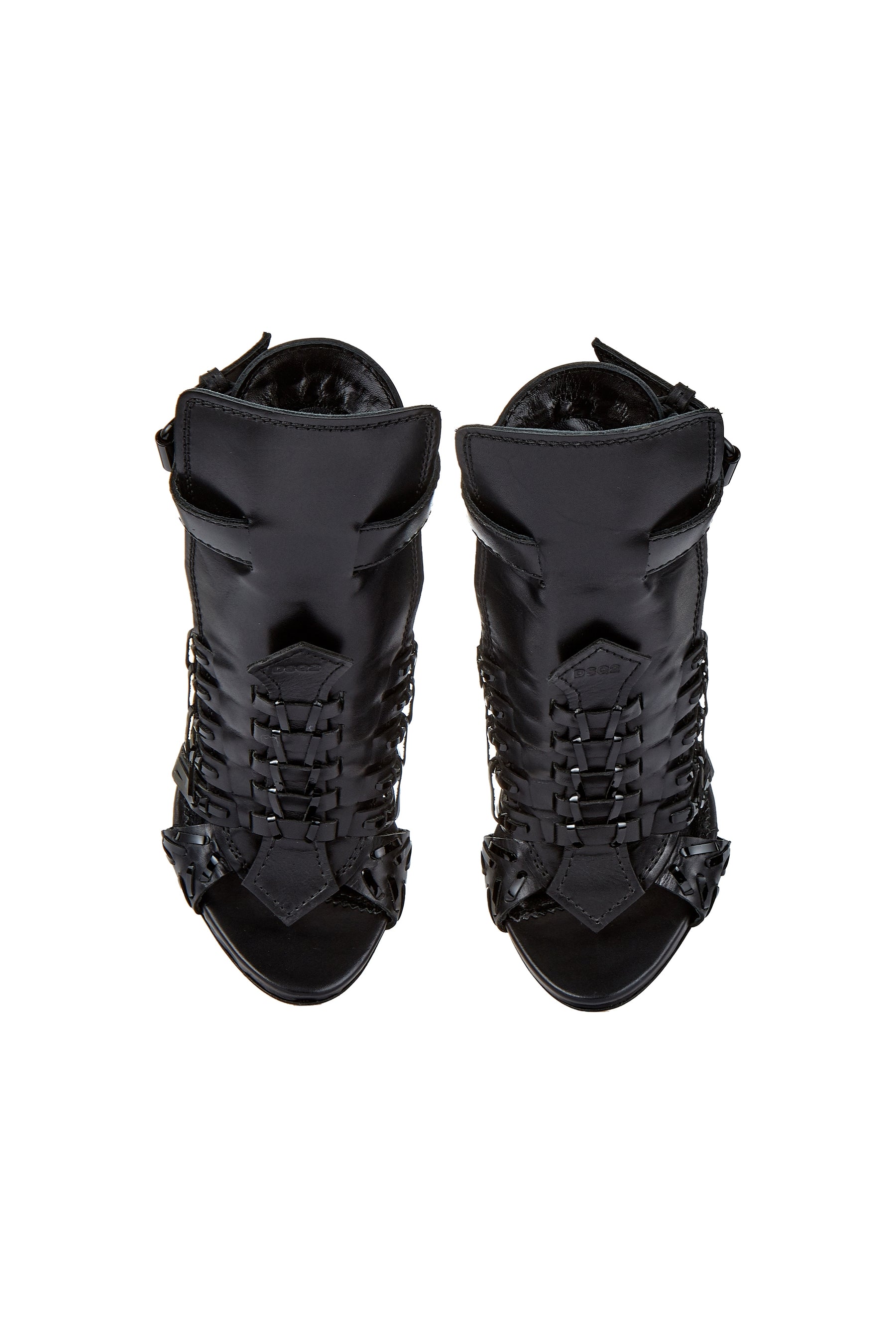 Black Leather Heels