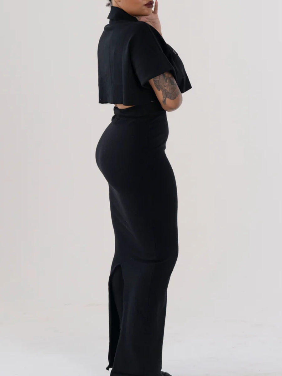 Knit Skirt Set