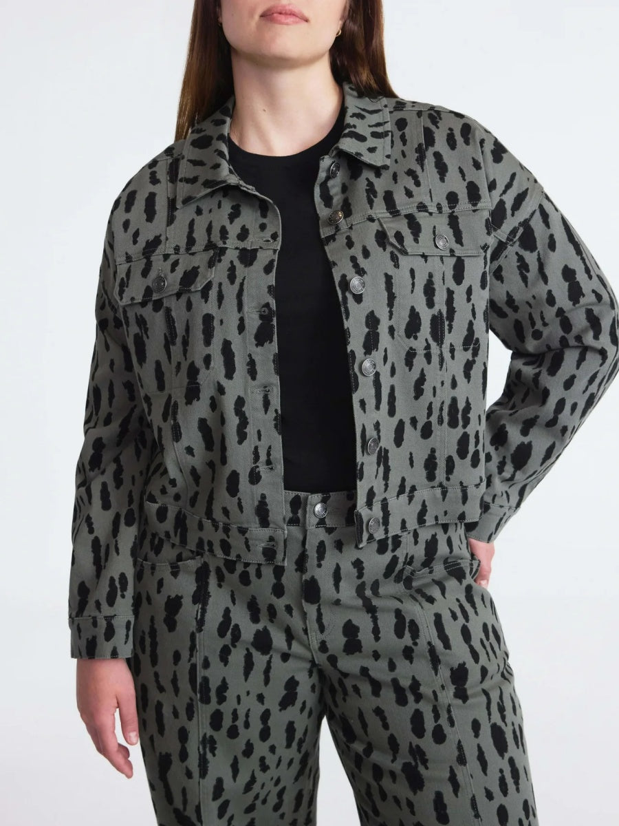 Animal Print Three-Piece Set
