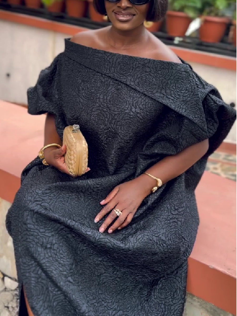 Black Textured Dress