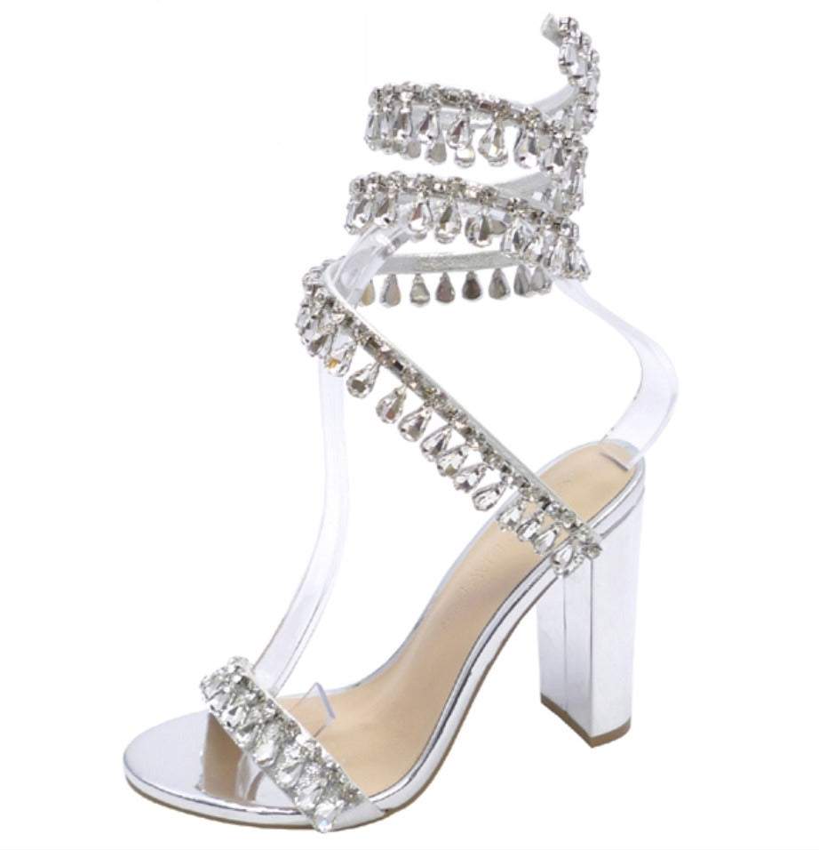 Diamond High Heel Sandals