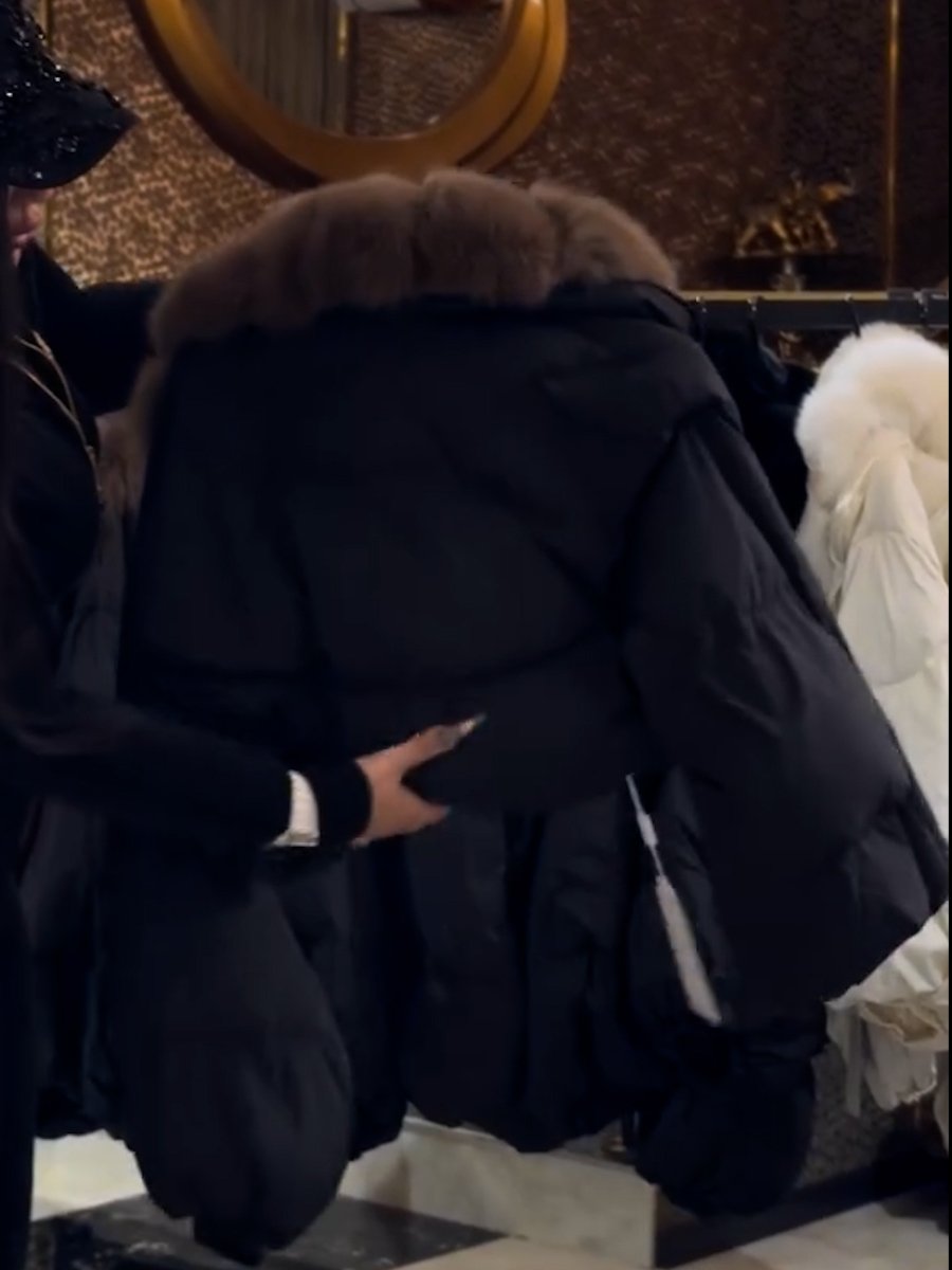 Faux Fur Down Jacket