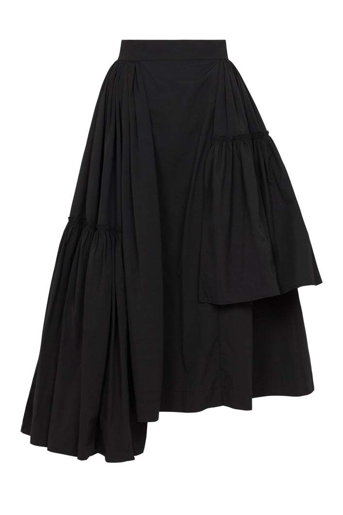 ASYMMETRIC WIND BREAKER SKIRT