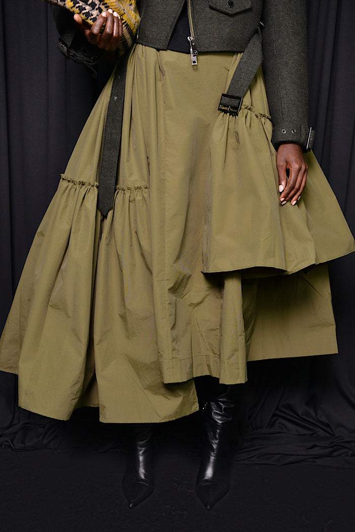 ASYMMETRIC WIND BREAKER SKIRT