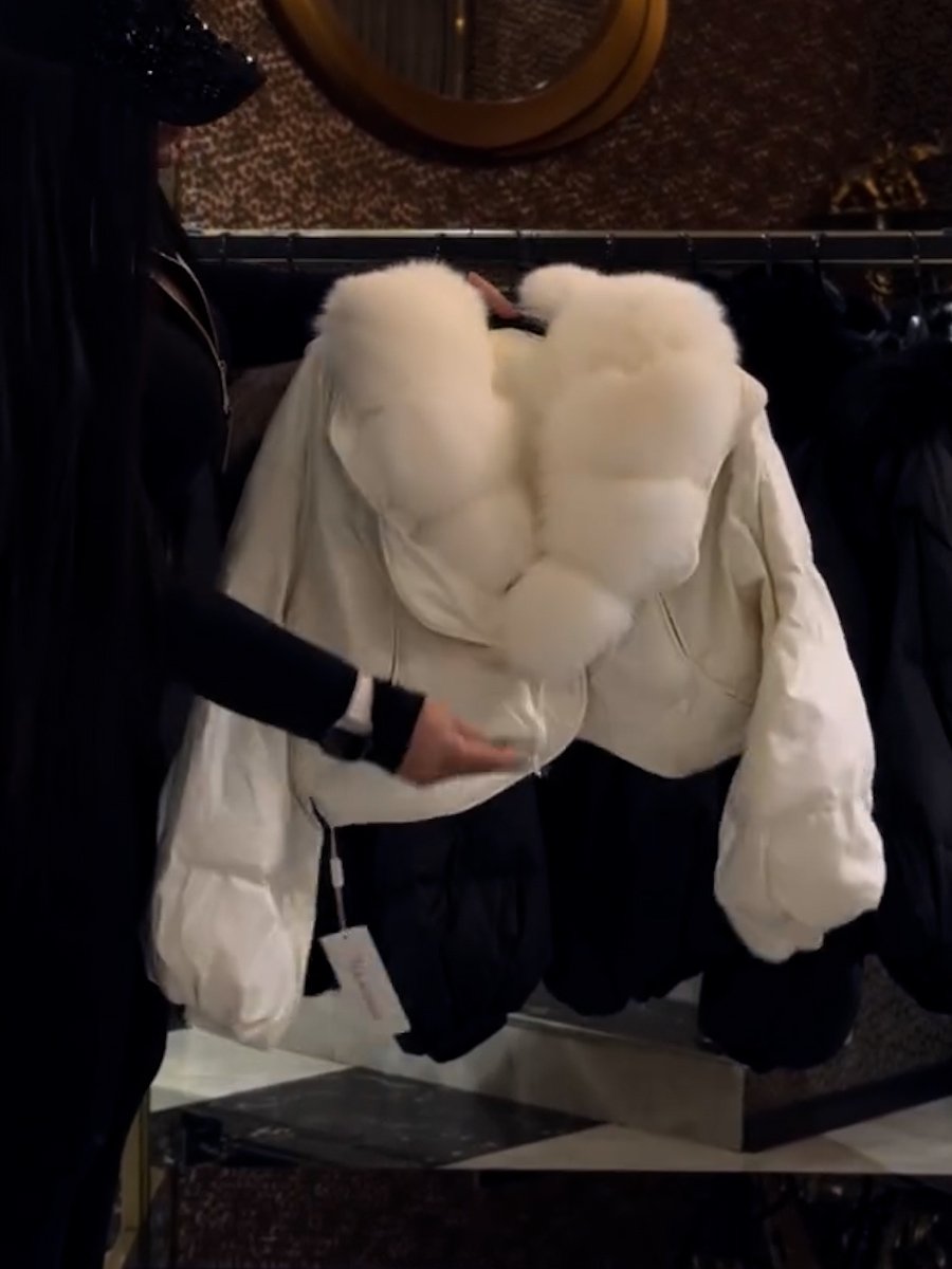 Faux Fur Down Jacket