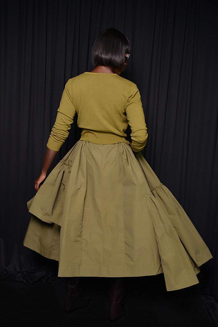 ASYMMETRIC WIND BREAKER SKIRT