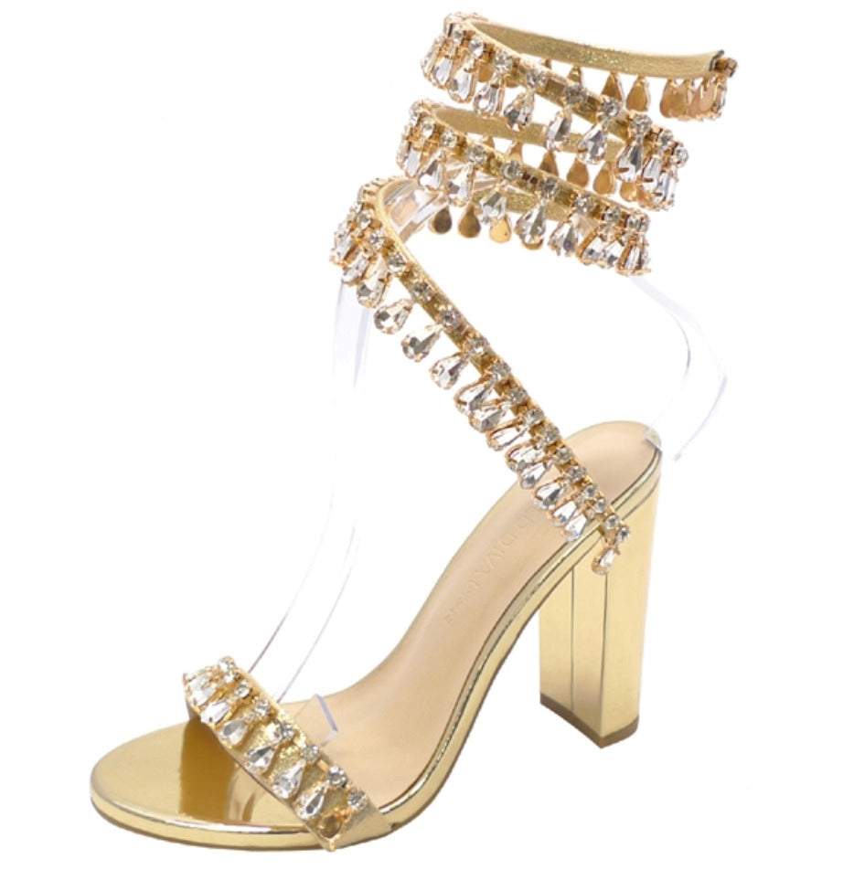 Diamond High Heel Sandals