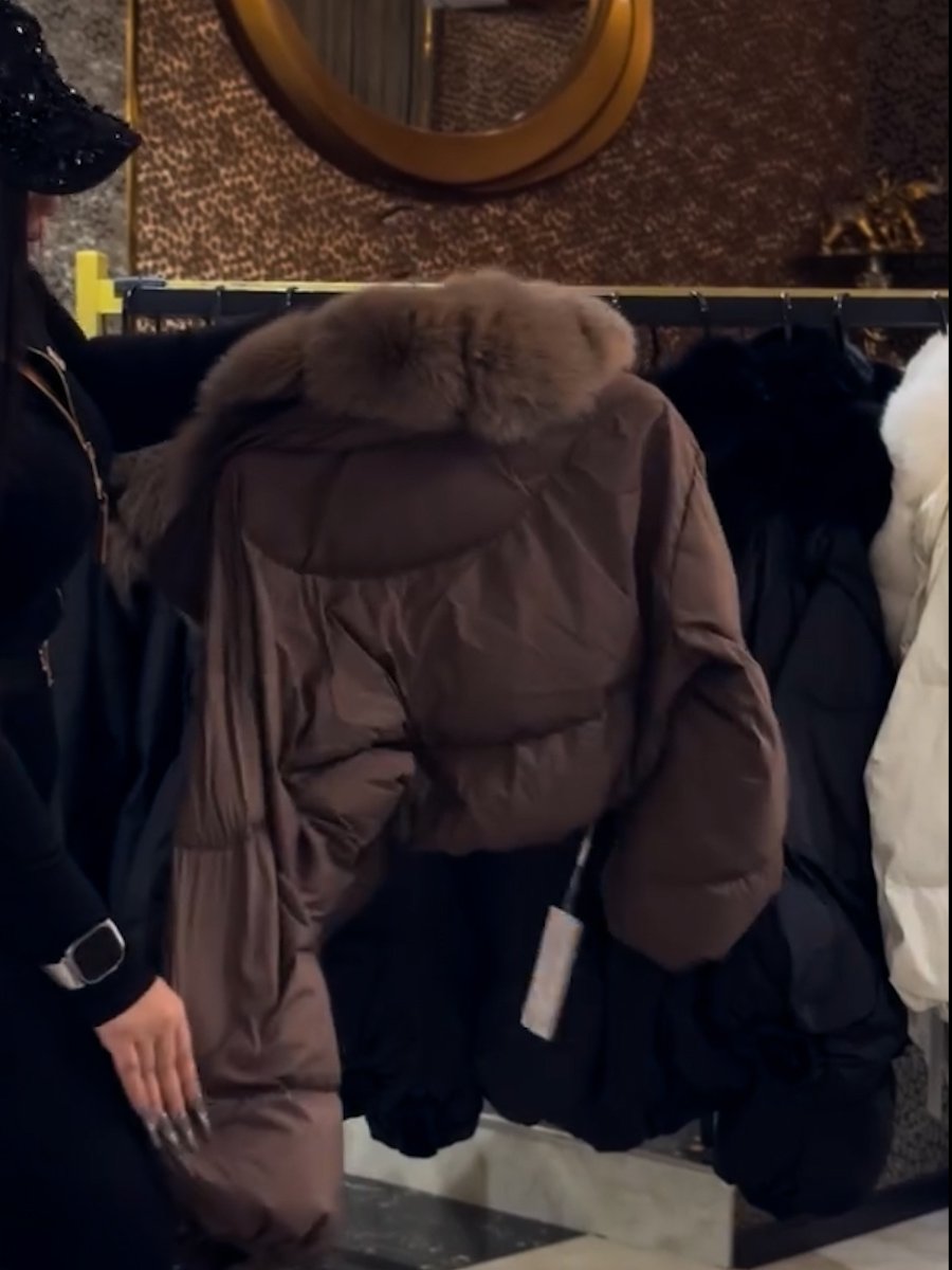 Faux Fur Down Jacket