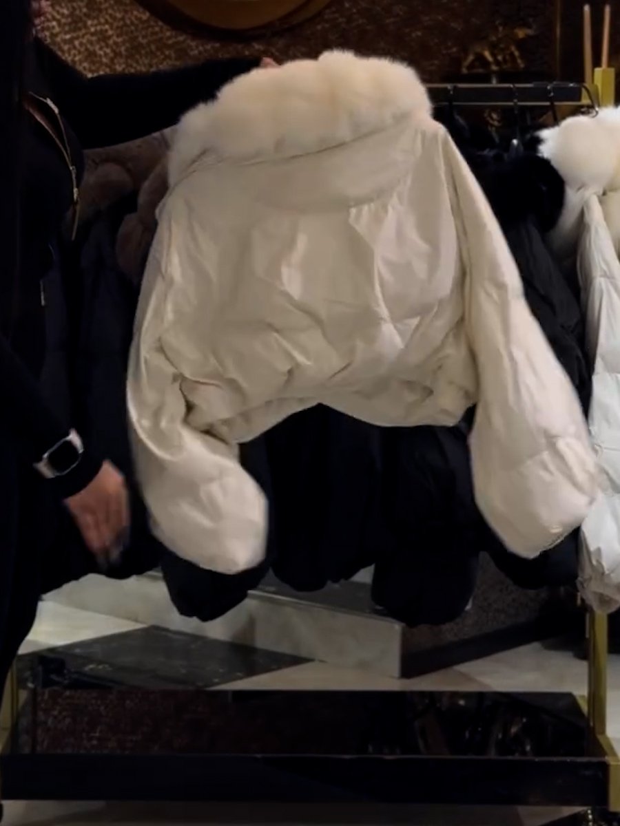 Faux Fur Down Jacket