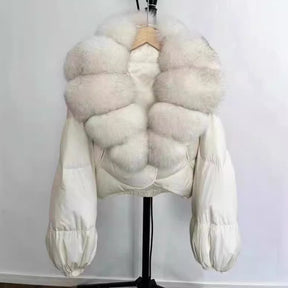 Faux Fur Down Jacket