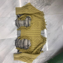 Vintage Washed Denim Sweater