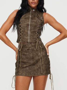 Faux Leather Set