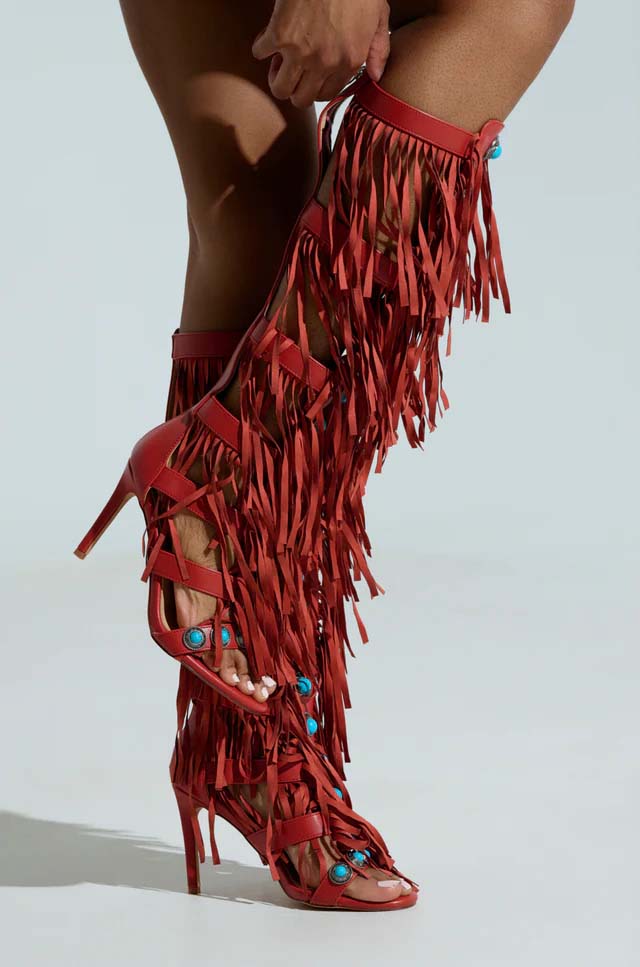 Faux Leather Sandal