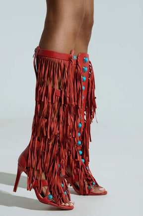Faux Leather Sandal
