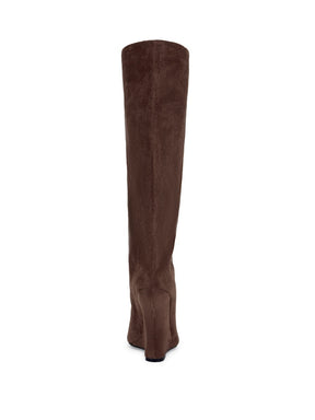 PEEP TOE WEDGE BOOT