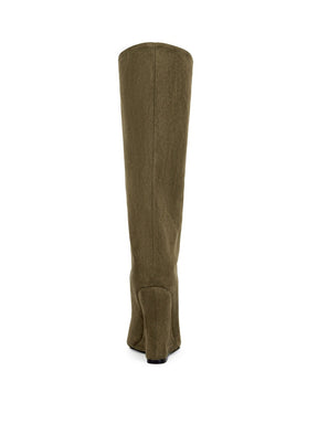 PEEP TOE WEDGE BOOT
