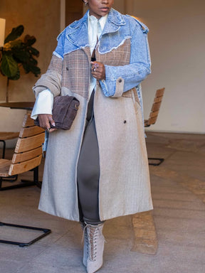 Distressed Trench Coat