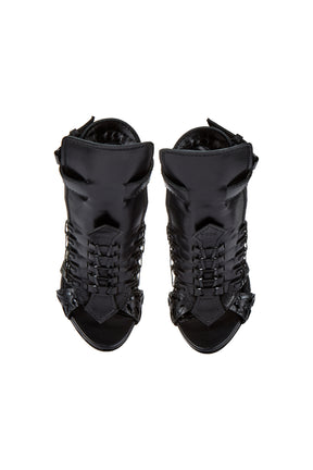 Black Leather Heels