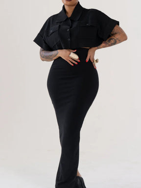 Knit Skirt Set