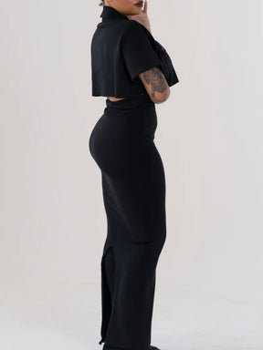Knit Skirt Set