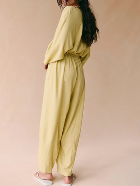 Surplice Wrap Jumpsuit