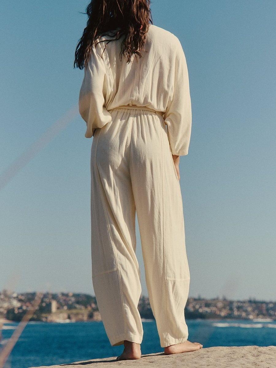 Surplice Wrap Jumpsuit