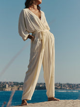 Surplice Wrap Jumpsuit