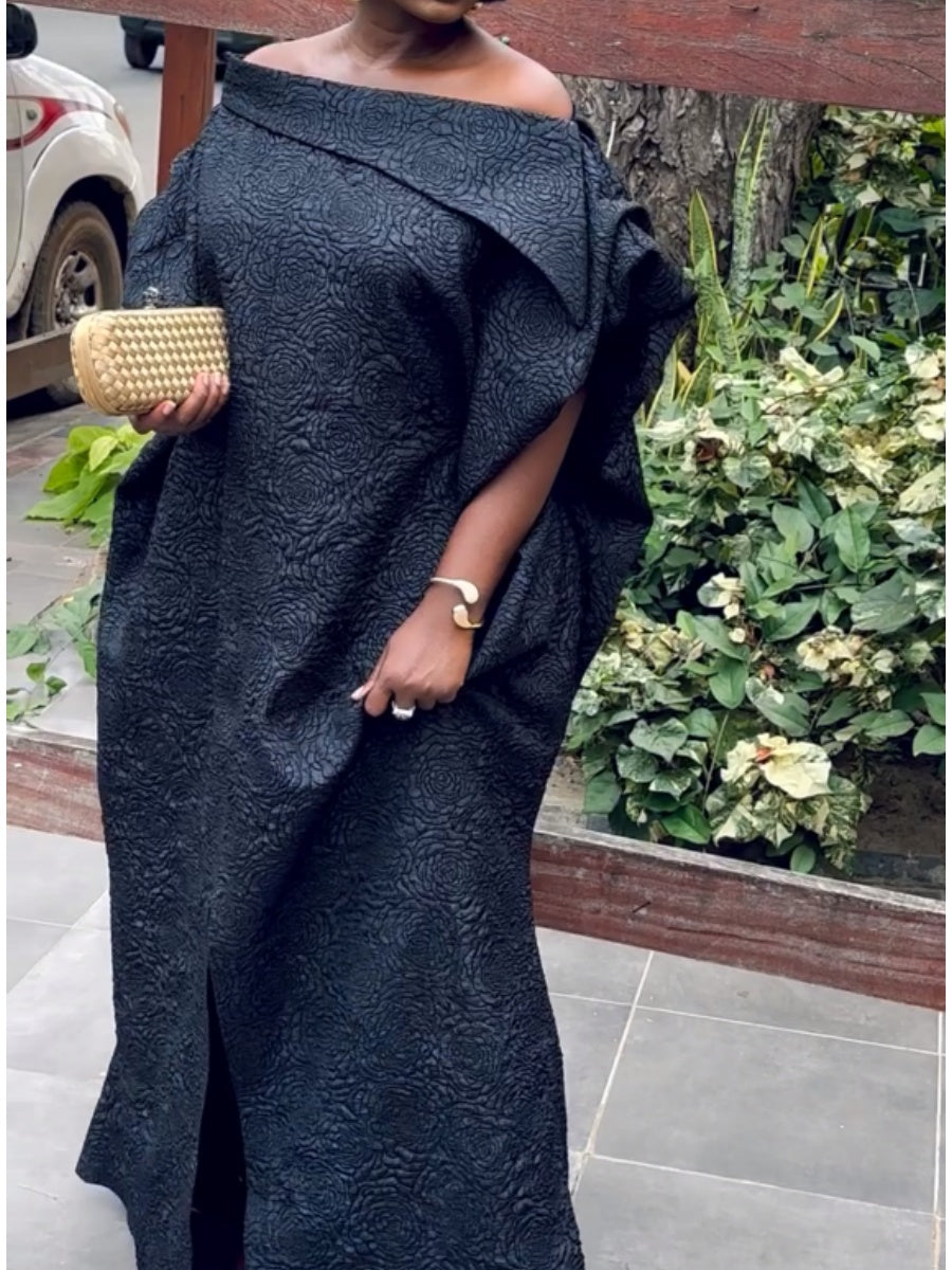 Black Textured Dress