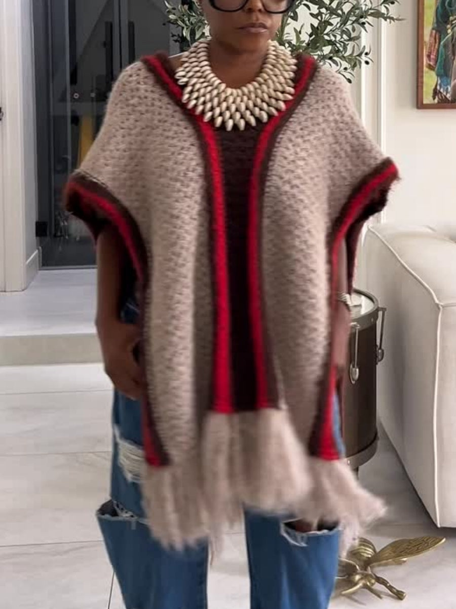 Comfort Fringe Cape