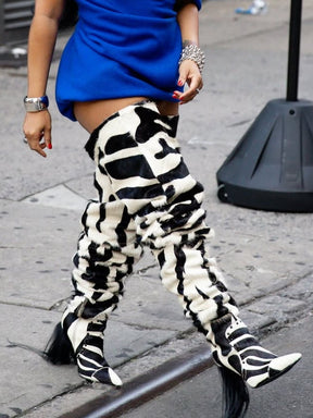 Zebra Print Boots
