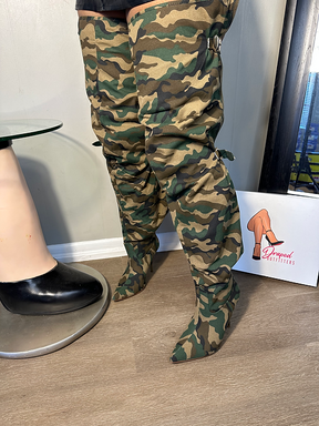 Adjustable Buckles High Boots