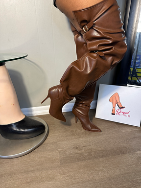 Adjustable Buckles High Boots