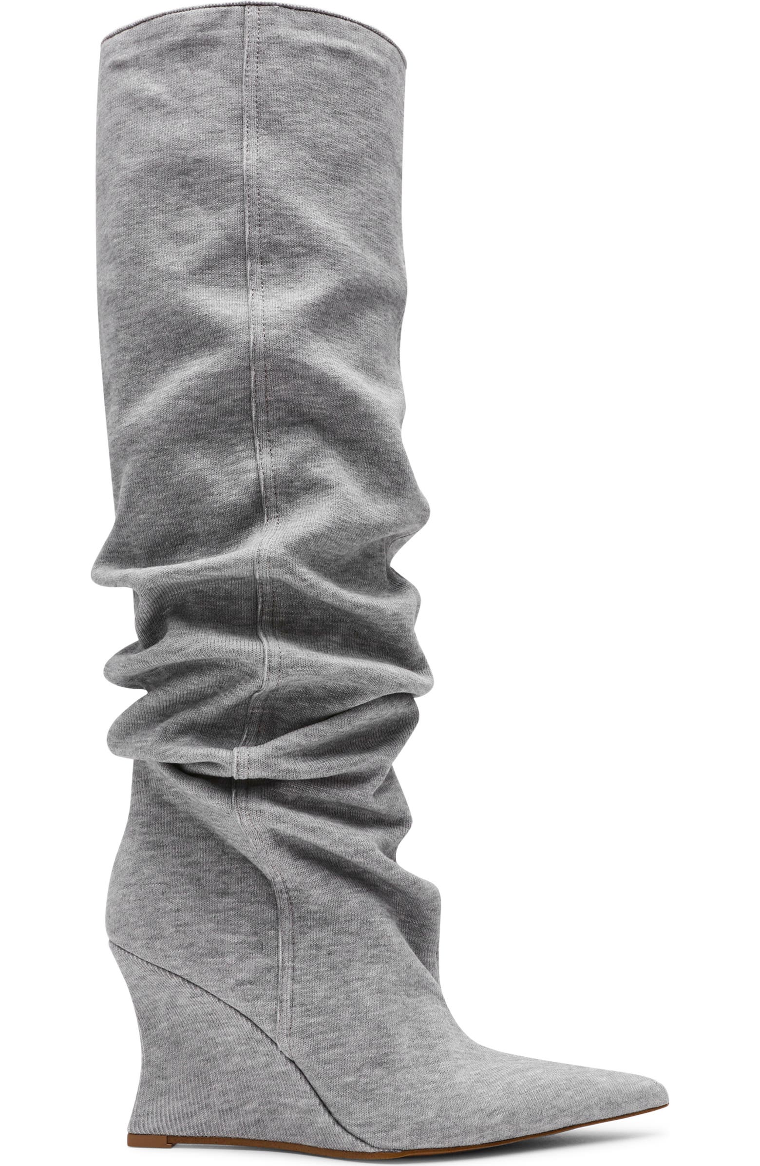 Fleece Knee High Boot