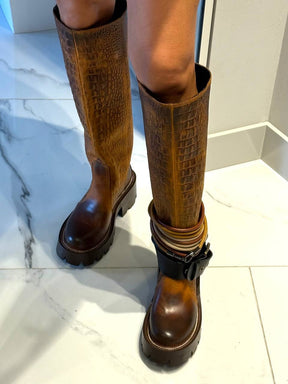 Women's Leather Long Boots