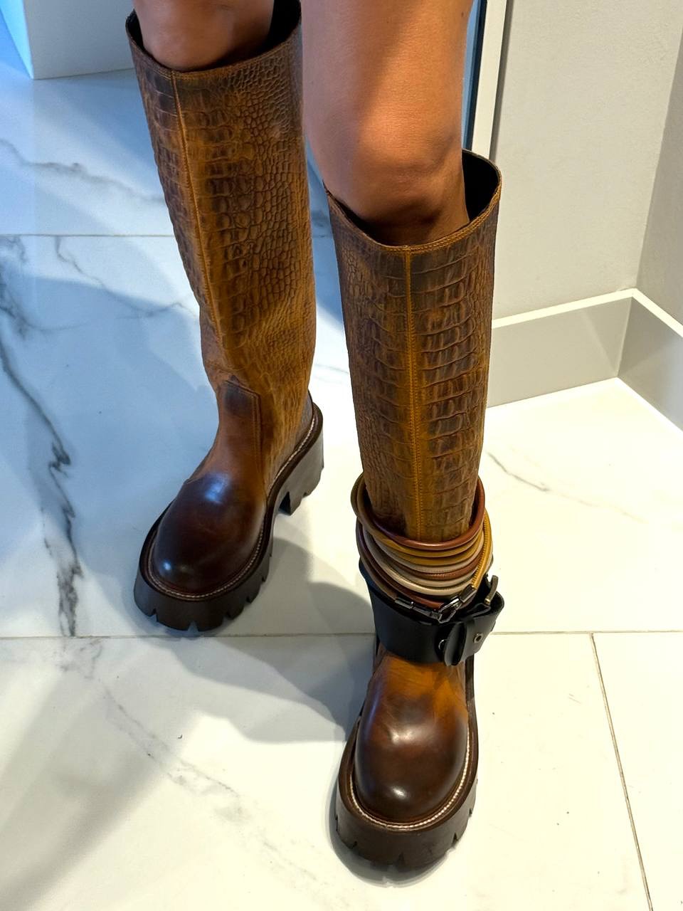 Women's Leather Long Boots