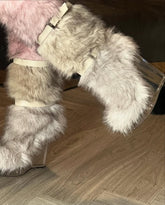 Faux Fur Knee High Boots