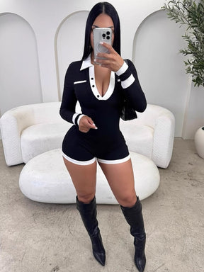 Solid Color Jumpsuit