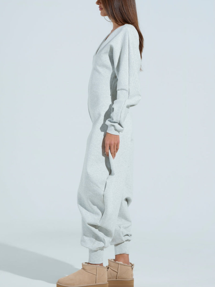 COMFY COZY SWEATSHIRT JUMPSUIT