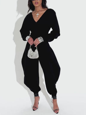 COMFY COZY SWEATSHIRT JUMPSUIT