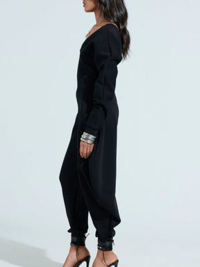 COMFY COZY SWEATSHIRT JUMPSUIT