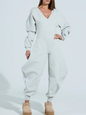 COMFY COZY SWEATSHIRT JUMPSUIT