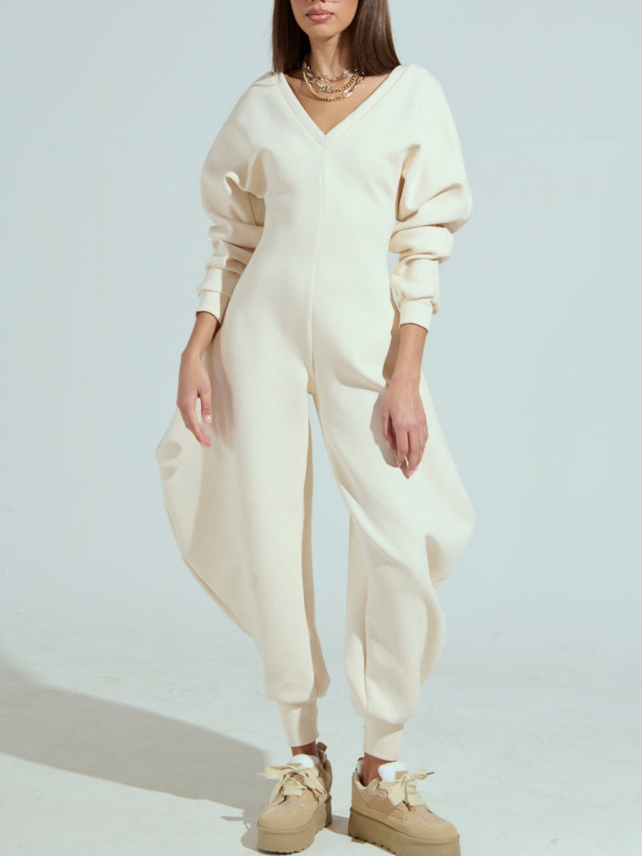 COMFY COZY SWEATSHIRT JUMPSUIT