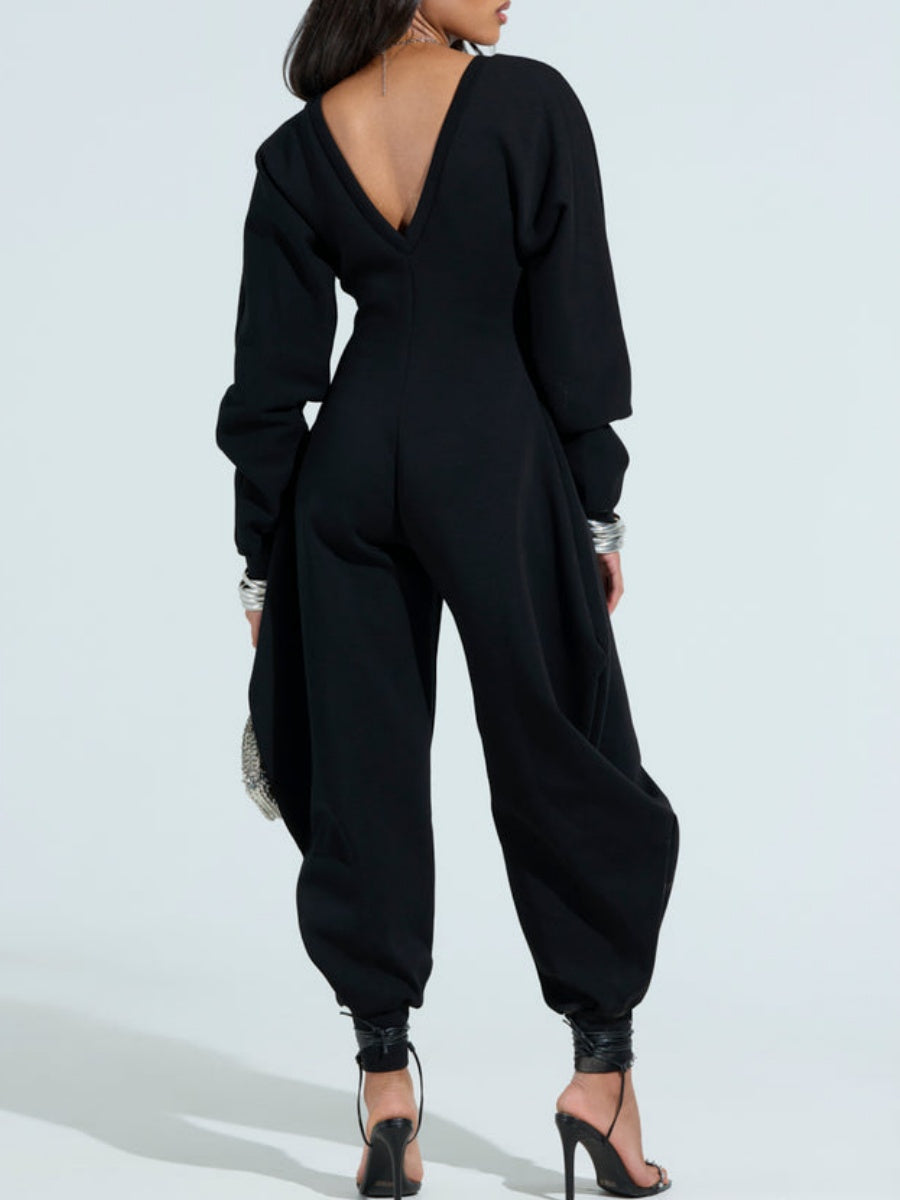 COMFY COZY SWEATSHIRT JUMPSUIT