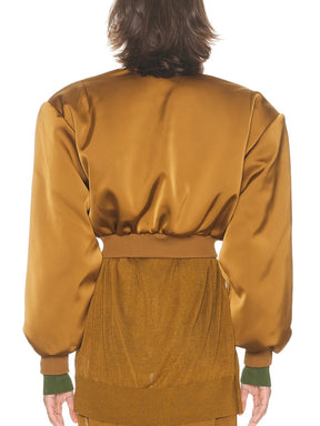 Satin Crop Jacket