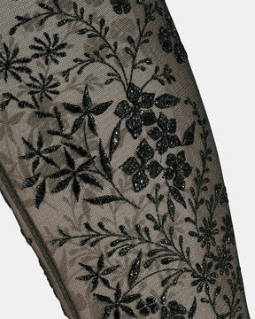 Sheer Tulle Mesh Boots