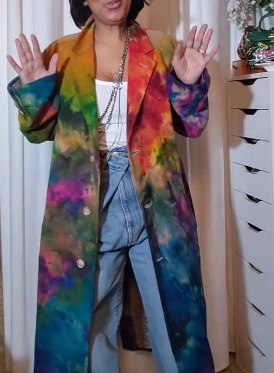 Tie Dye Coat