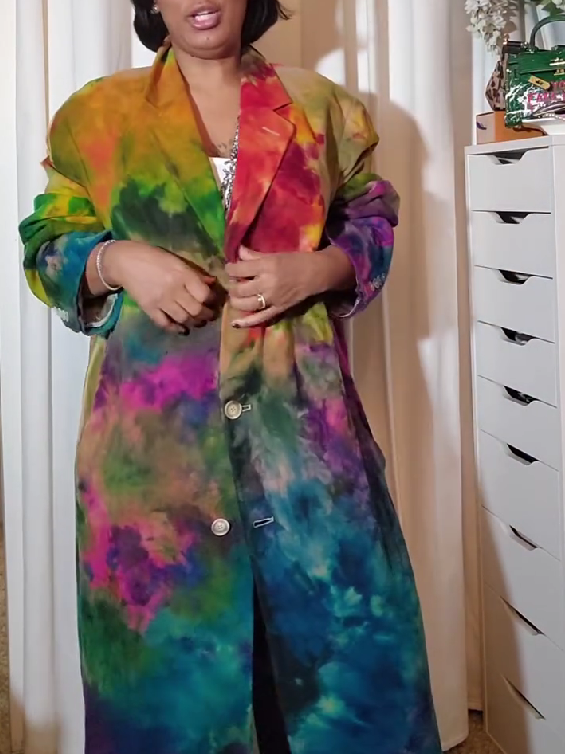 Tie Dye Coat