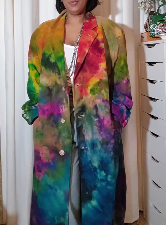 Tie Dye Coat